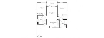 Two Bedroom Two Bathroom