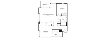 Two Bedroom Two Bathroom