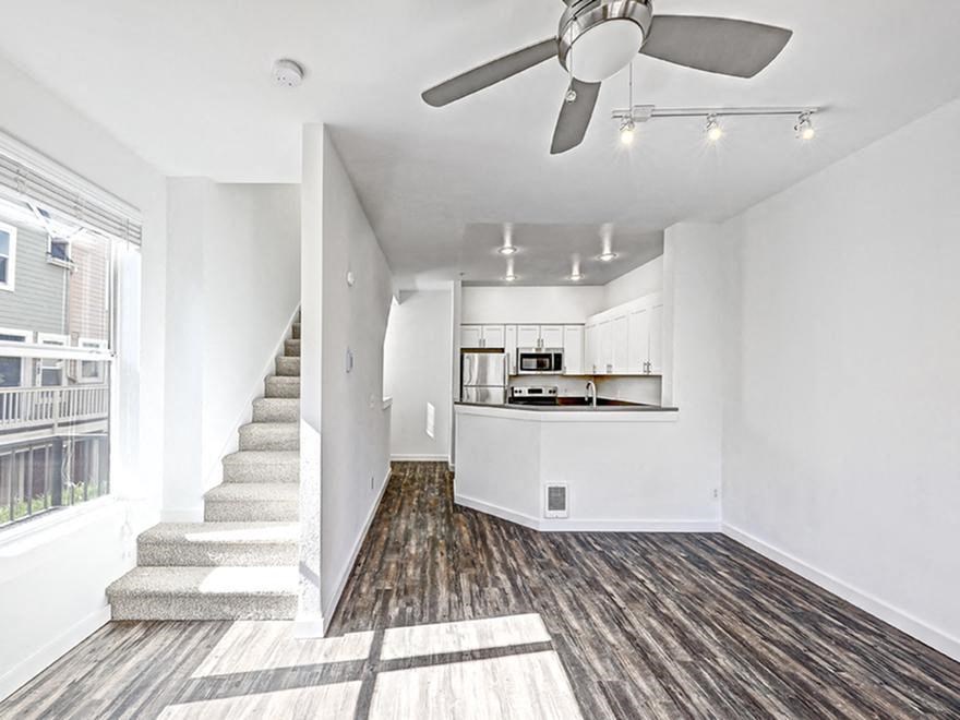 Furnished show room living room