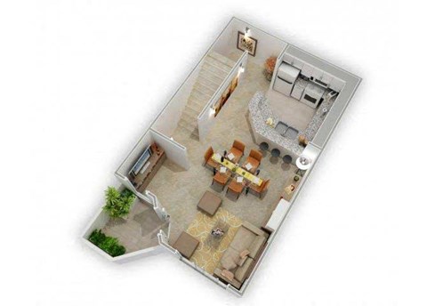 Kipling Floorplan 1B 1B