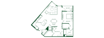 a floor plan of a house