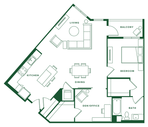 a floor plan of a house