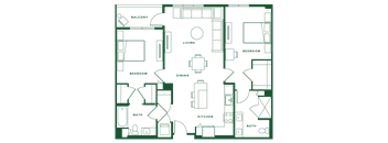 a floor plan of a house