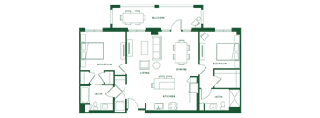 a floor plan of a house