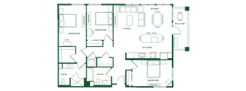 a floor plan of a house