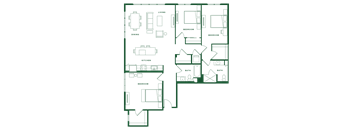 a floor plan of a house