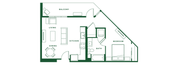 a floor plan of a small house