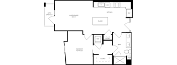 a blueprint of a floor plan of a house