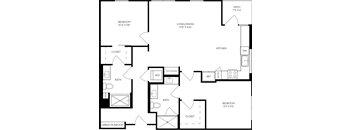 a conceptual diagram of a floor plan of a house
