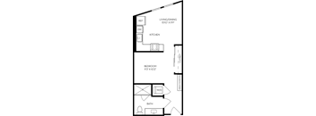 small floor plans for a kitchen and living room
