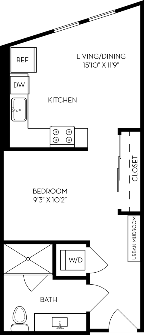 small floor plans for a kitchen and living room