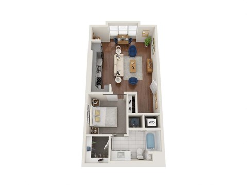 Wallflower Floor Plan at PARK40, Broomfield, Colorado