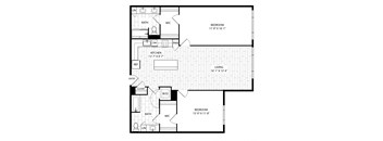 Walnut two bedroom two bathroom