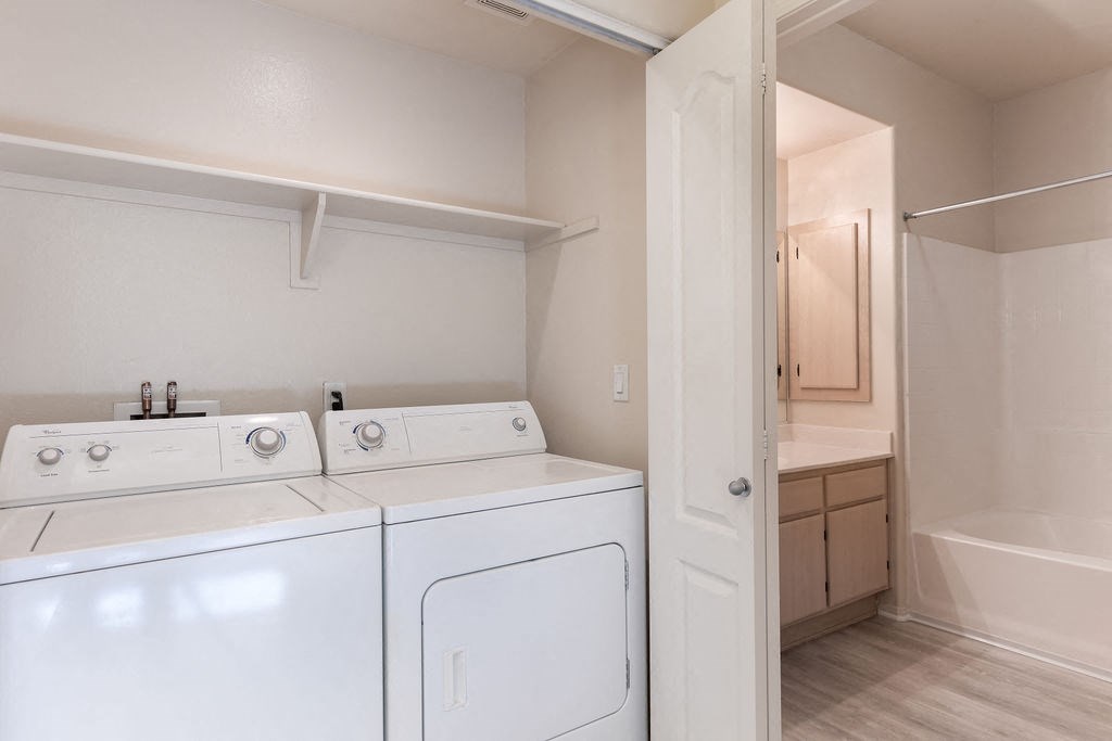 Empty Unit - In Unit Washer and Dryer