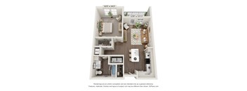 a 1 bedroom floor plan  summit  503 sq ft