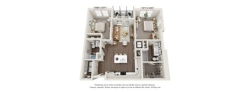 a 1 bedroom floor plan  woodland commons apartments