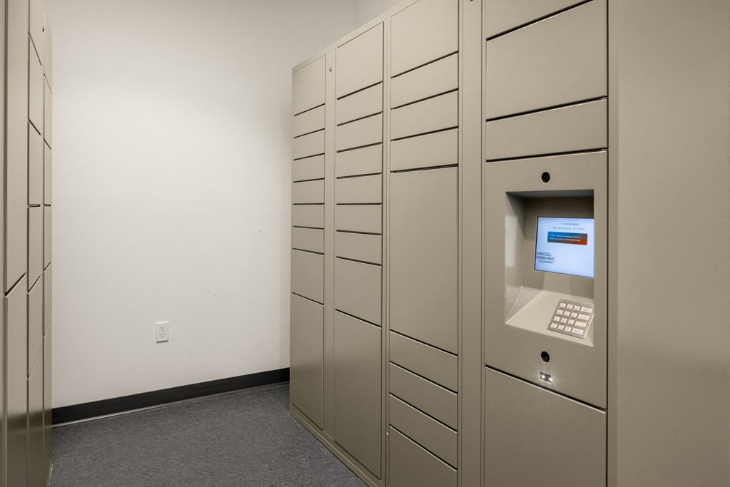 a machine in the corner of a room