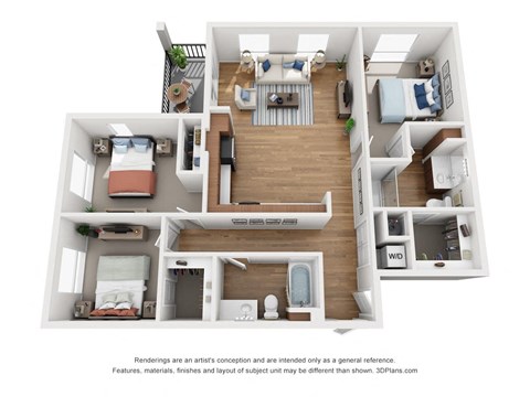 Three Bedroom Two Bathroom