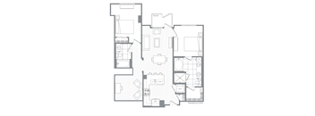 Two bedroom Two bathroom E  at Kinley West LA, Los Angeles, 90045