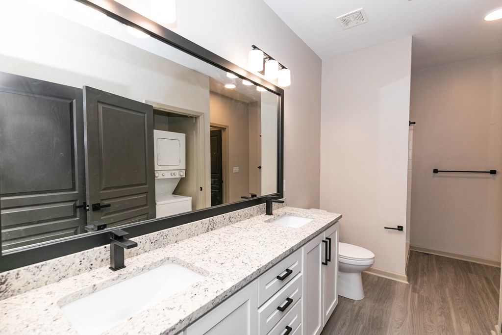 Renovated bathroom at Westmount at Ashwood, Atlanta