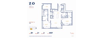 D1 2204 sf Floor Plan