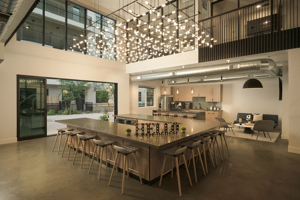 Resident gathering area