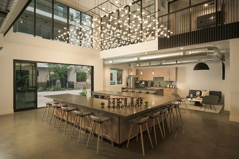 Resident gathering area