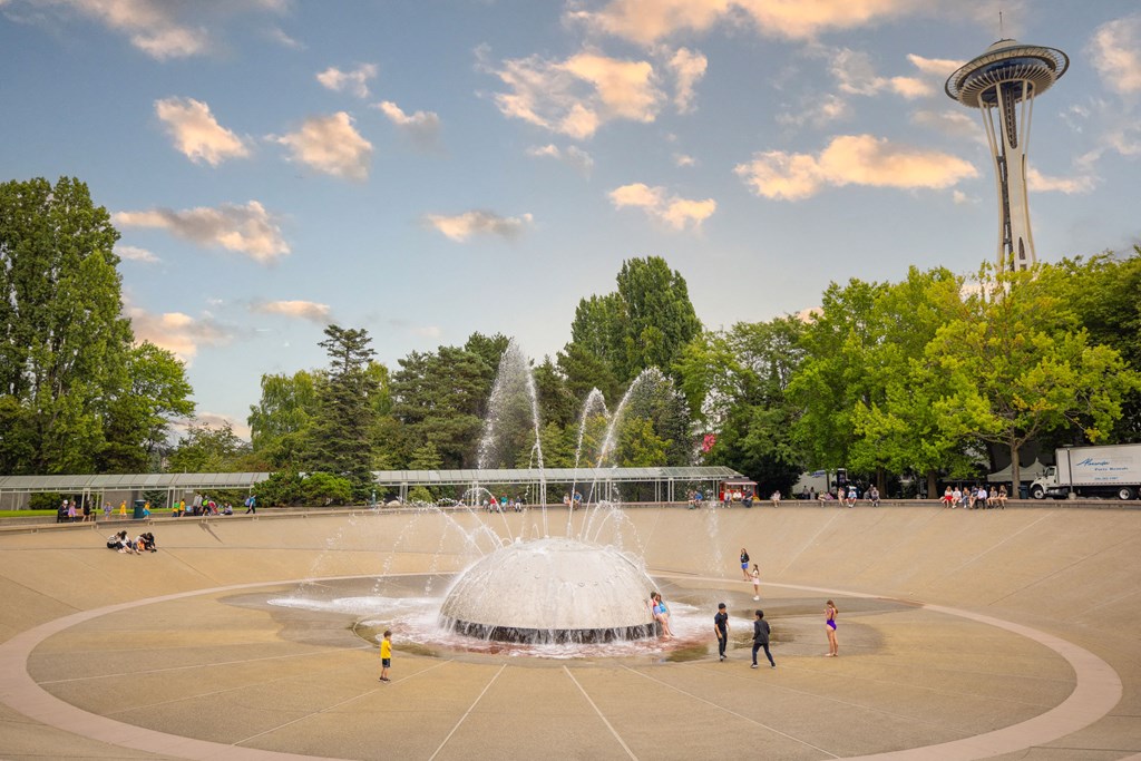Fountain at Axis, Seattle, 98109