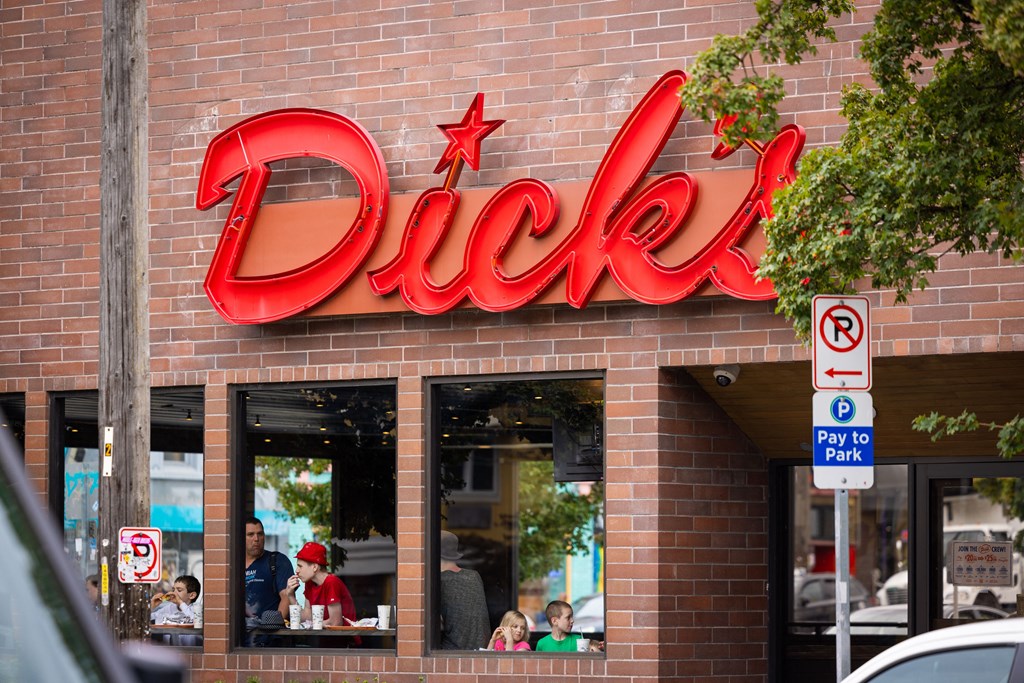 Local Food Places at Axis, Seattle, WA