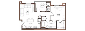 One bedroom one bathroom