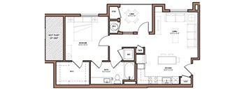 One bedroom one bathroom