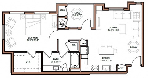 One bedroom one bathroom