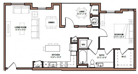 One bedroom one bathroom