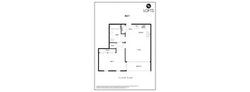 a floor plan of lofts on the park