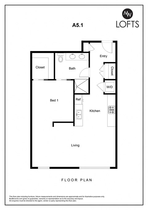 a floor plan for a small apartment