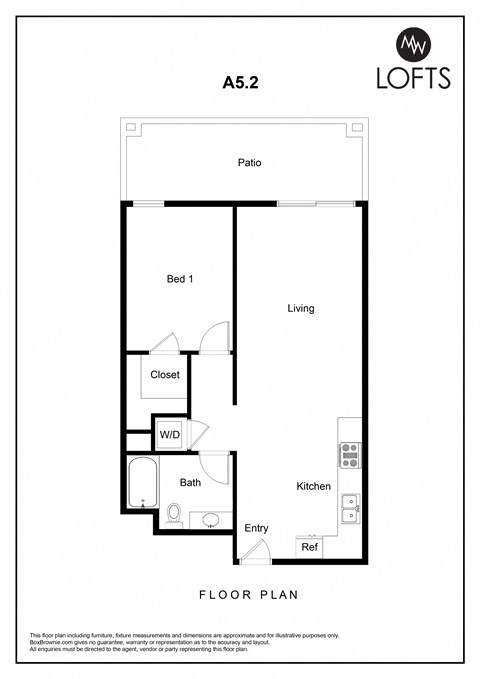 a floor plan of lofts on the park
