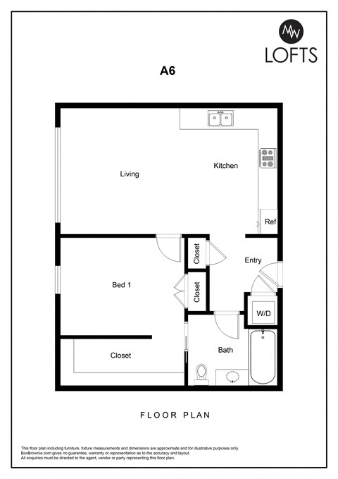 a floor plan for a small apartment
