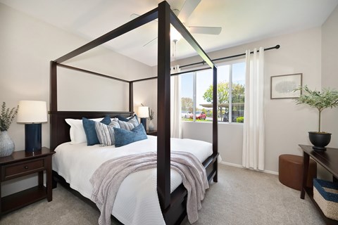 Primary Bedroom at Eagle Glen Apartments, Murrieta, CA, 92563