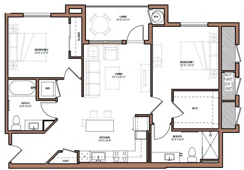 Two bedroom Two bathroom