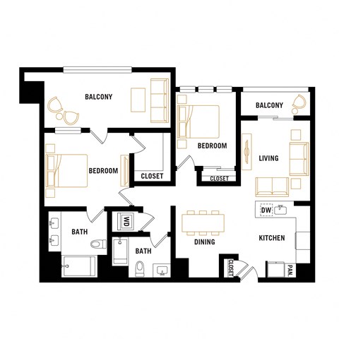 b3 floor plan image