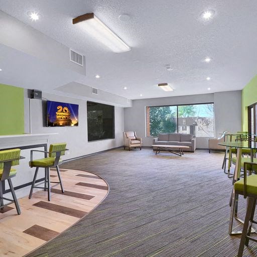 Lounge area at Alvista Nine Mile, Asheville