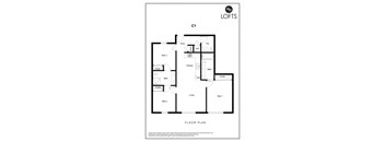 a floor plan of lofts on the park