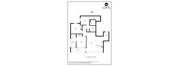 a floor plan of lofts on the park