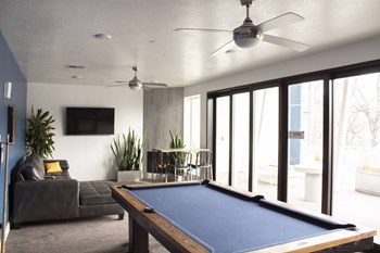Clubhouse With Billiards Table Clubhouse With Billiards Table at Downtown 360, Salt Lake City, UT - Photo Gallery 3