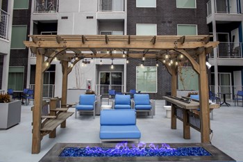 Outdoor Shaded Lounge Outdoor Shaded Lounge at Downtown 360, Salt Lake City - Photo Gallery 6
