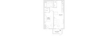 A floor plan of a unit