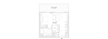 A floor plan of a unit
