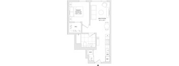 A floor plan of a unit