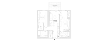A floor plan of a unit