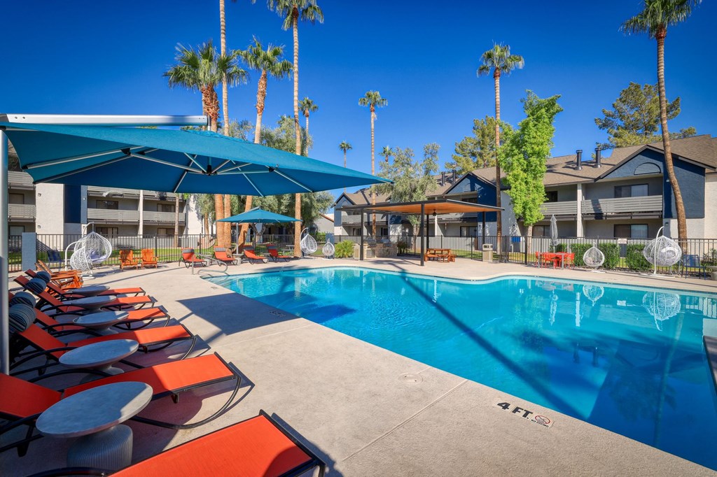 take a dip in our resort style swimming poolat The Julia, Mesa, AZ 85210